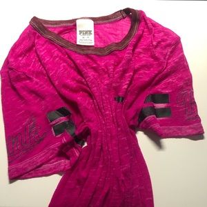 XS Pink by Victoria’s Secret acid wash t-shirt